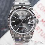 NS Factory Rolex Datejust 31mm On Sale - Dark Rhodium Face Swiss 2824 Automatic Watch